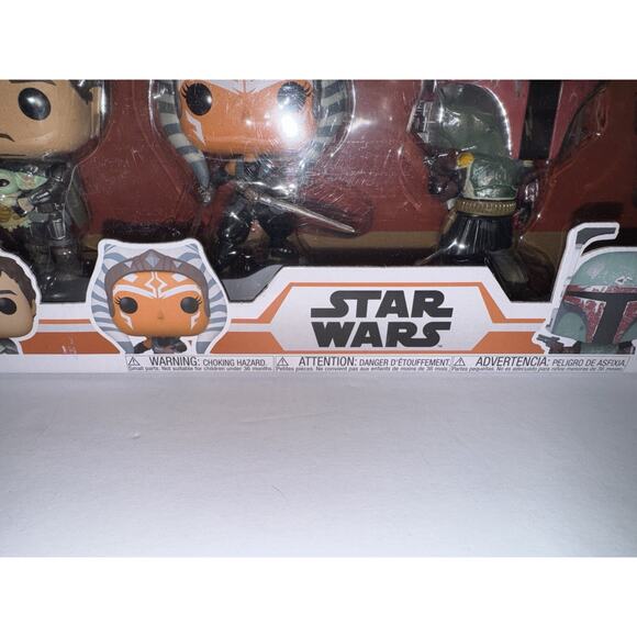 Funko POP! Star Wars - The Mandalorian Ahsoka Boba Fett Fennec 4-Pack Exclusive - Picture 7 of 13